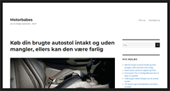Desktop Screenshot of motorbabes.dk